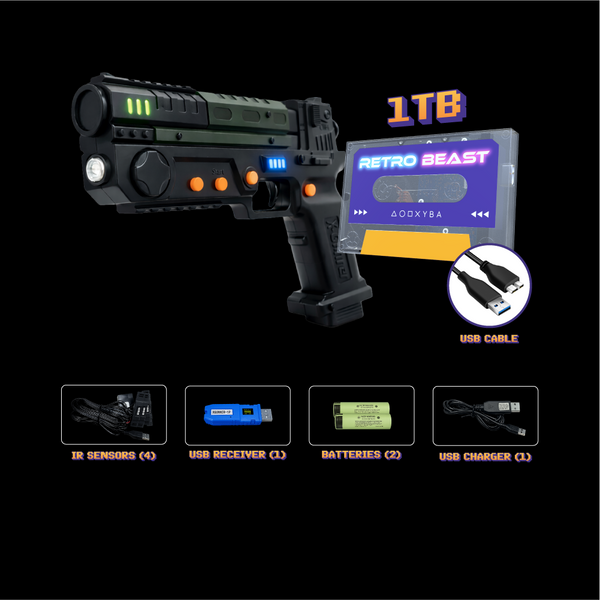 1 Player Set + Retro Beast (1TB) / Black