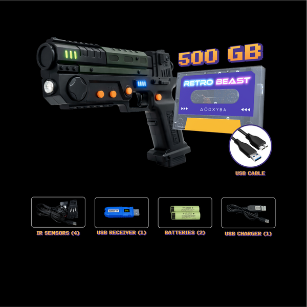 1 Player Set + Retro Beast (500GB) / Black